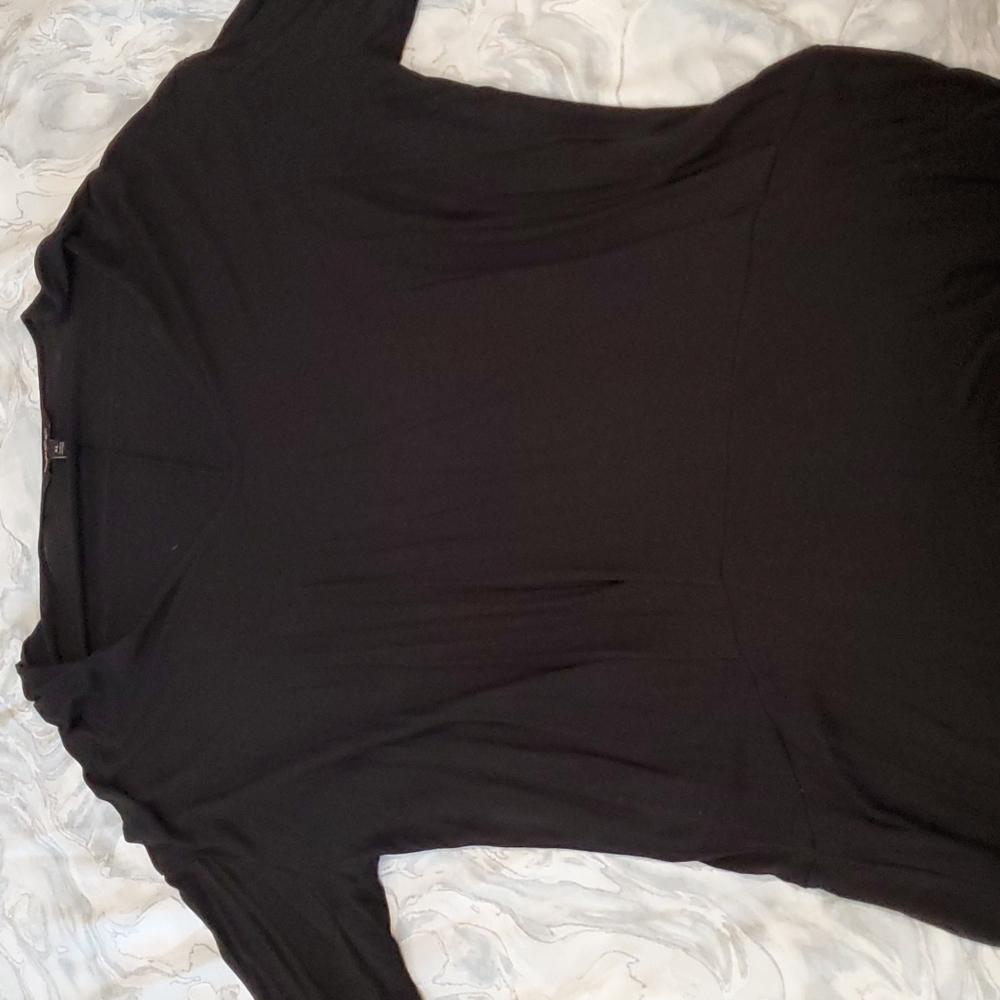 Banana republic black cotton dress